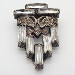 Vintage shoe clip, Sterling silver